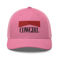 MB COWGIRL Embroidered Trucker Cap