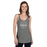 I Am COWGIRL - Women's Racerback Tank