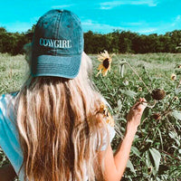 Official COWGIRL Logo Cap, Vintage Cotton Twill
