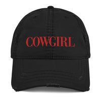 Official COWGIRL Logo Cap, Vintage Distressed