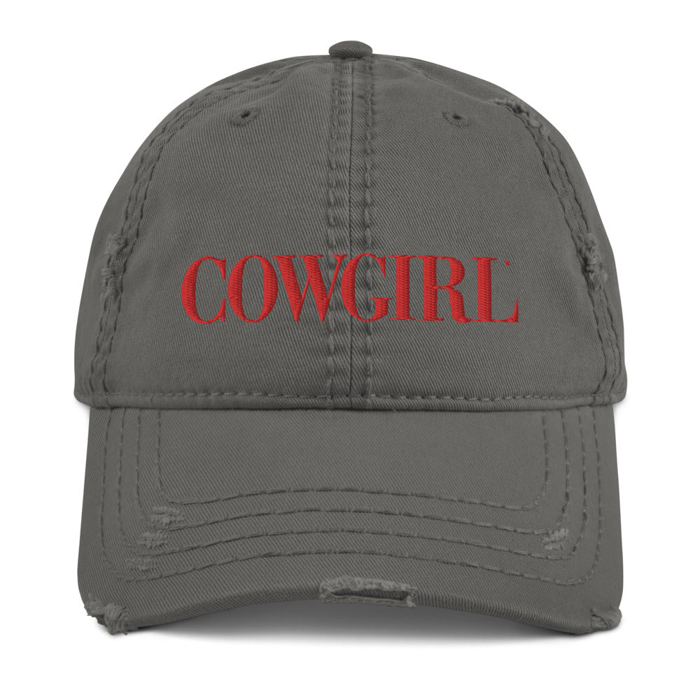 Official COWGIRL Logo Cap, Vintage Distressed