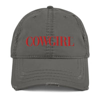 Official COWGIRL Logo Cap, Vintage Distressed