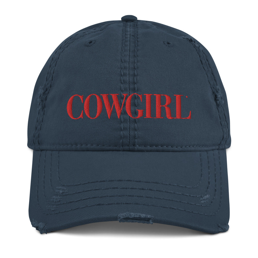 Official COWGIRL Logo Cap, Vintage Distressed