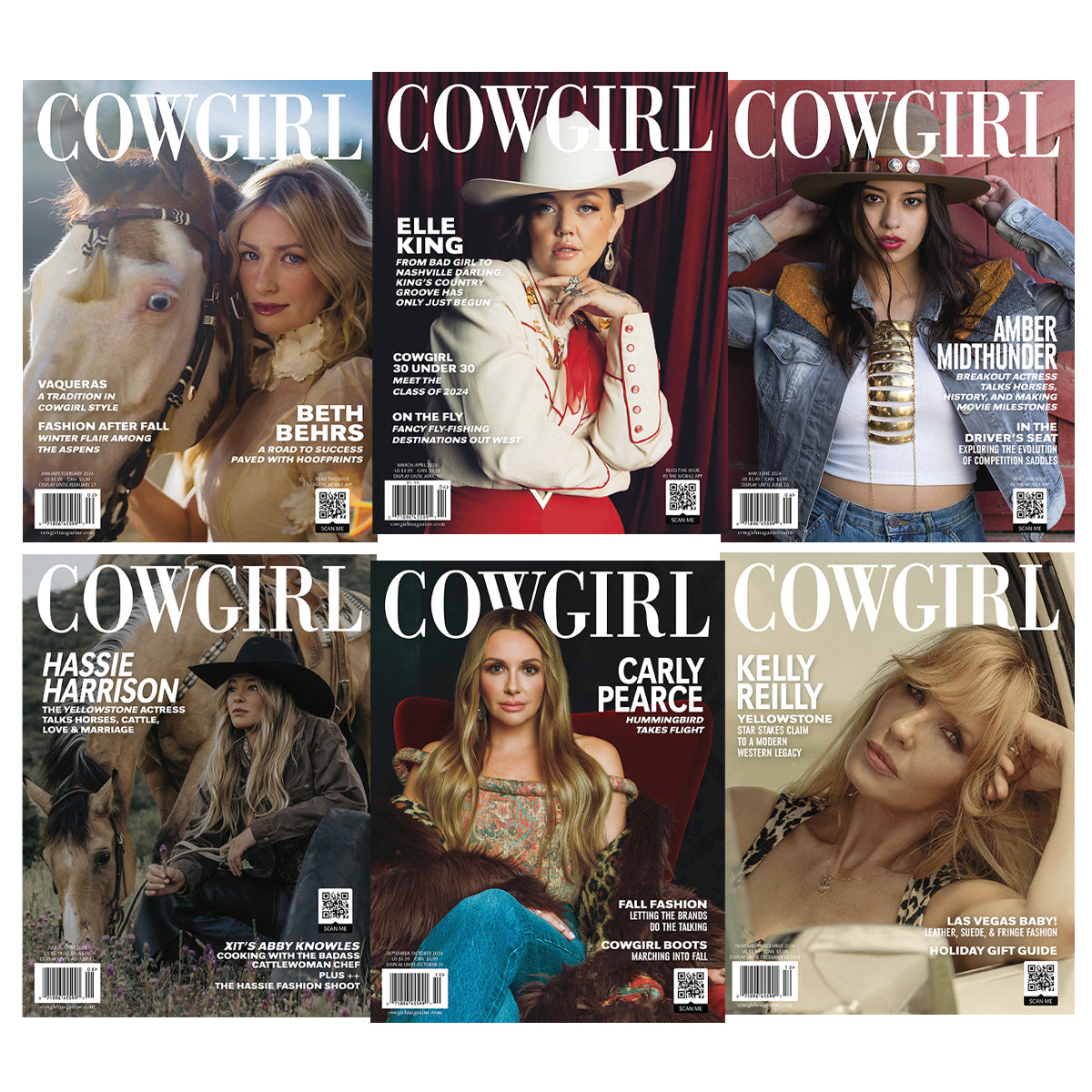 Cowgirl Magazine - All Six Issues 2024