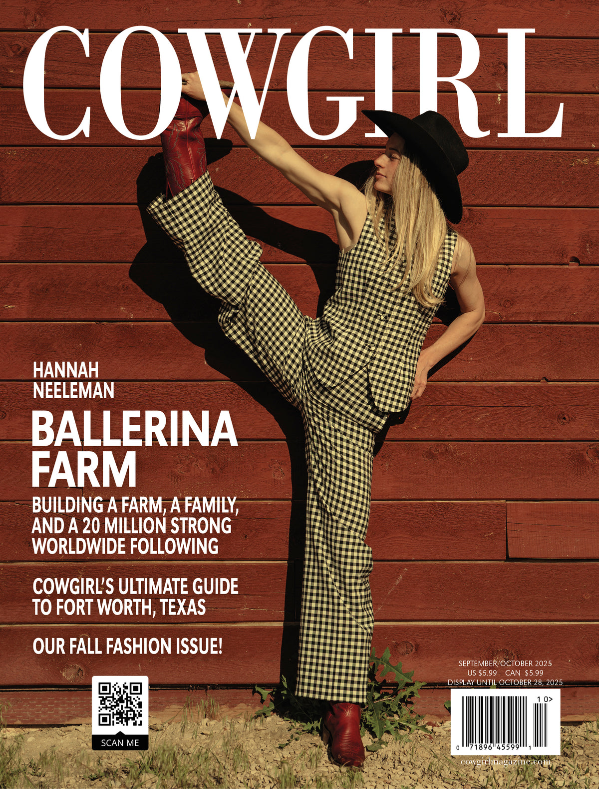 Cowgirl Magazine Sep Oct 2025 - Hannah Neeleman