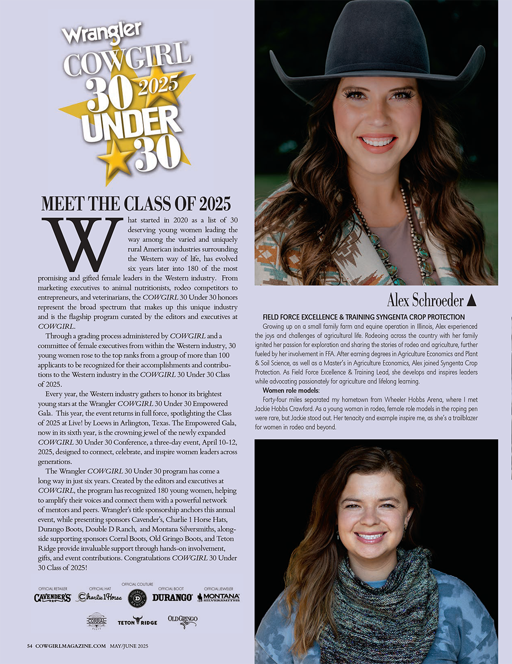 Cowgirl Magazine May June 2025 - Anouk Krantz