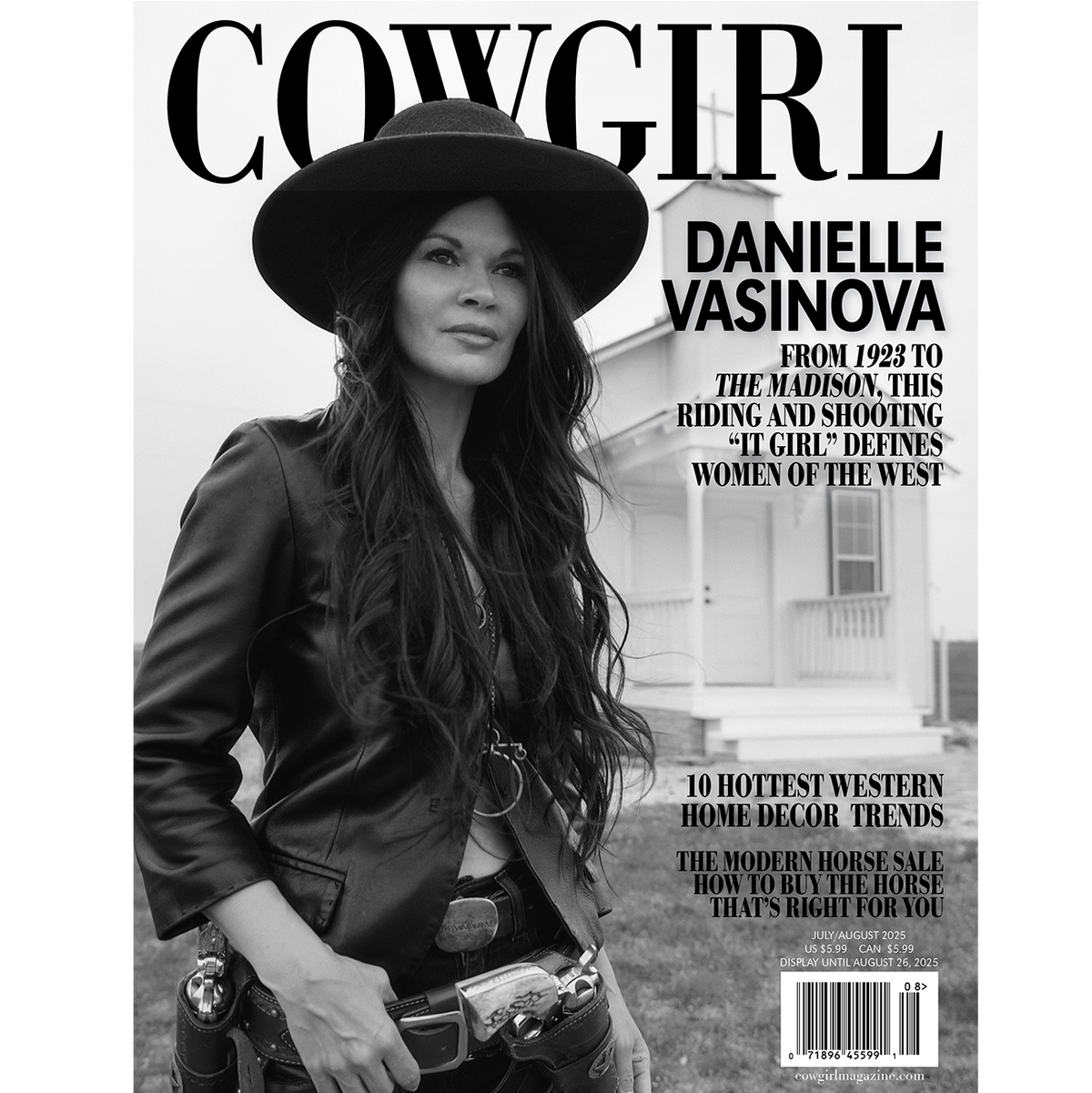 Cowgirl Magazine July August 2025 - Danielle Vasinova