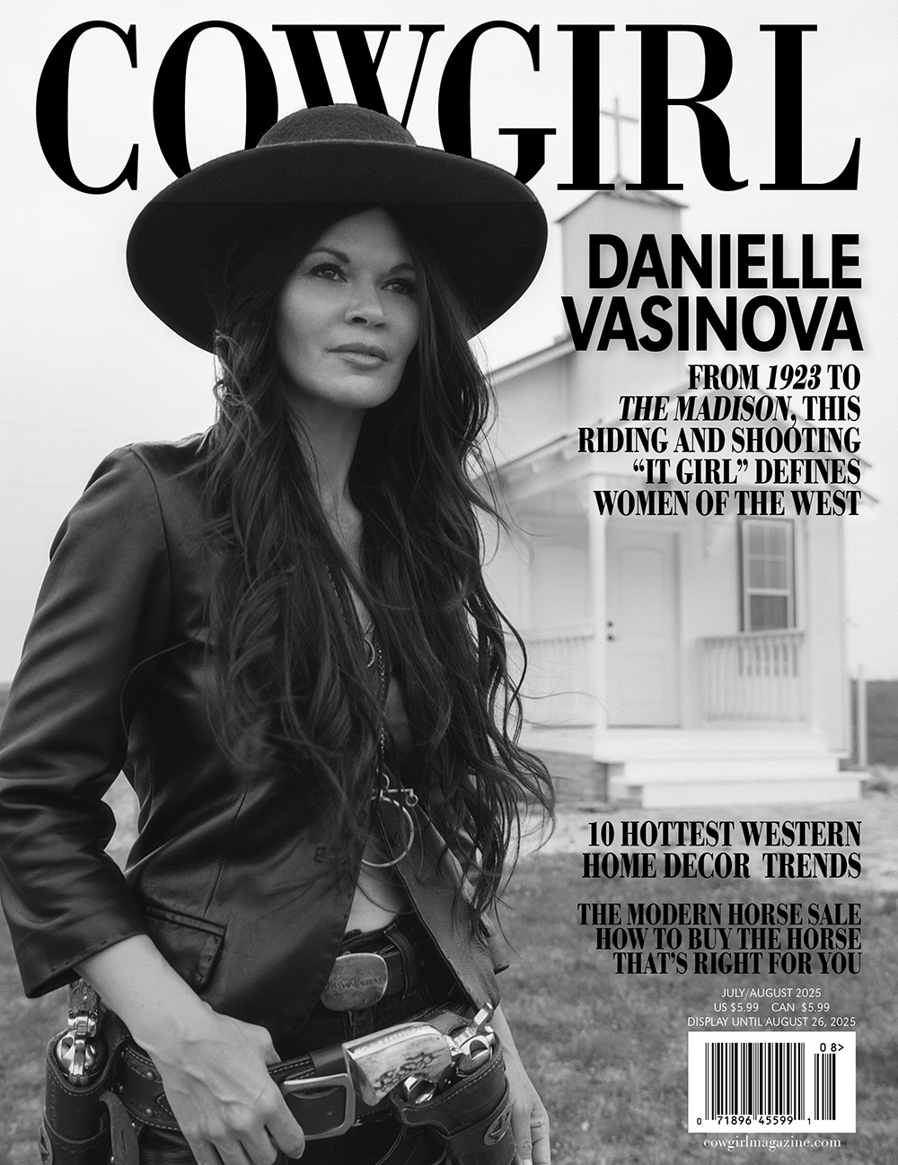 Cowgirl Magazine July August 2025 - Danielle Vasinova