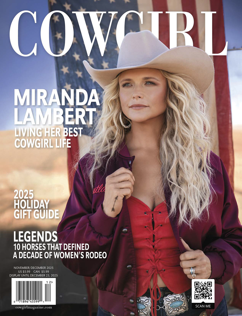 Cowgirl Magazine Nov Dec 2025 - Miranda Lambert