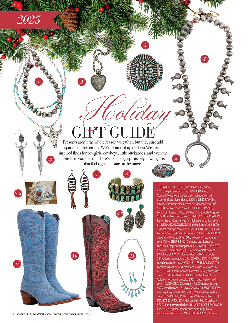 Cowgirl Magazine Nov Dec 2025 - Miranda Lambert