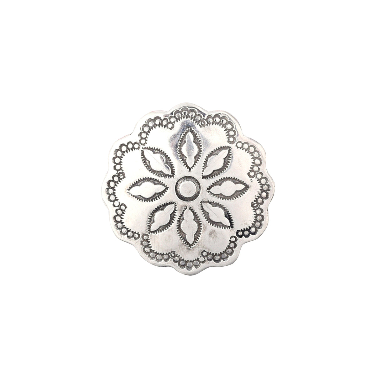 Concha Sterling Silver Pin | COWGIRL Heirloom by Peyote Bird