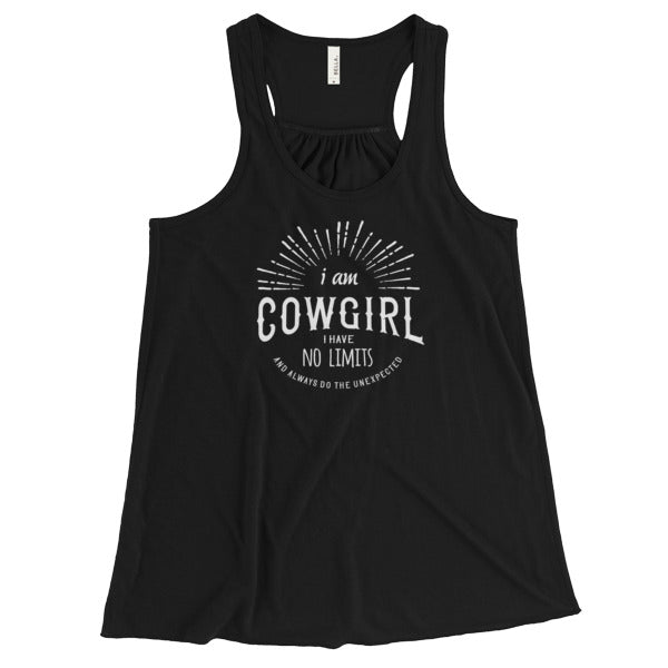 I Am COWGIRL - Women's Racerback Tank