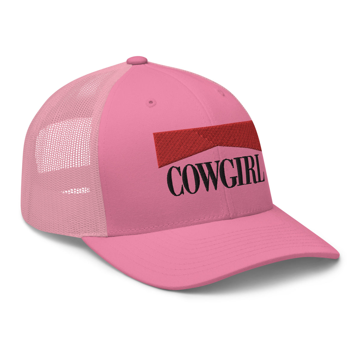 MB COWGIRL Embroidered Trucker Cap