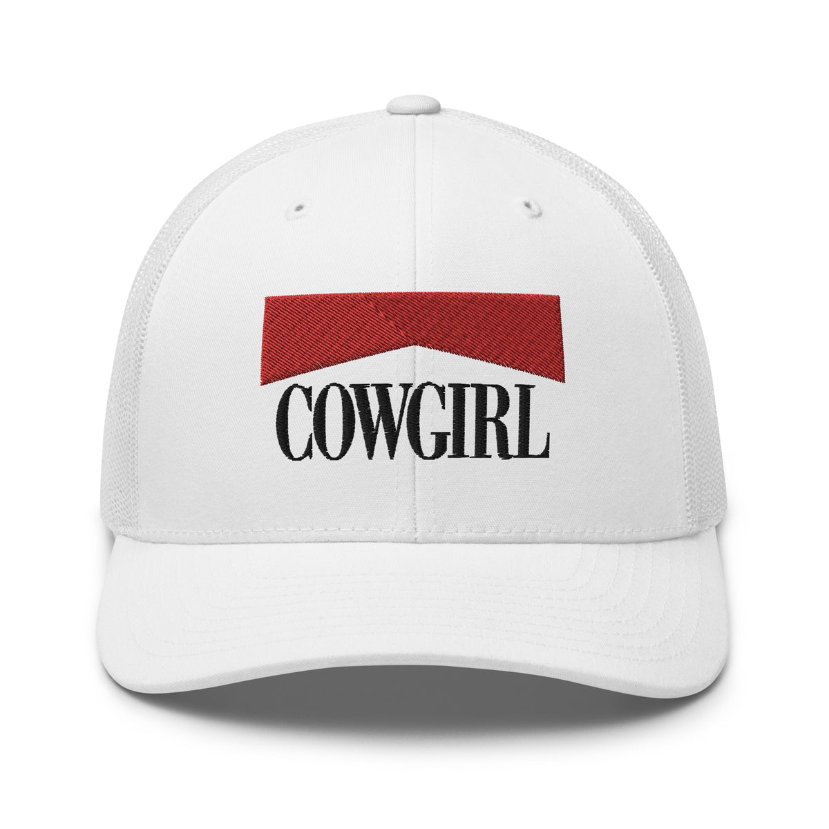 MB COWGIRL Embroidered Trucker Cap