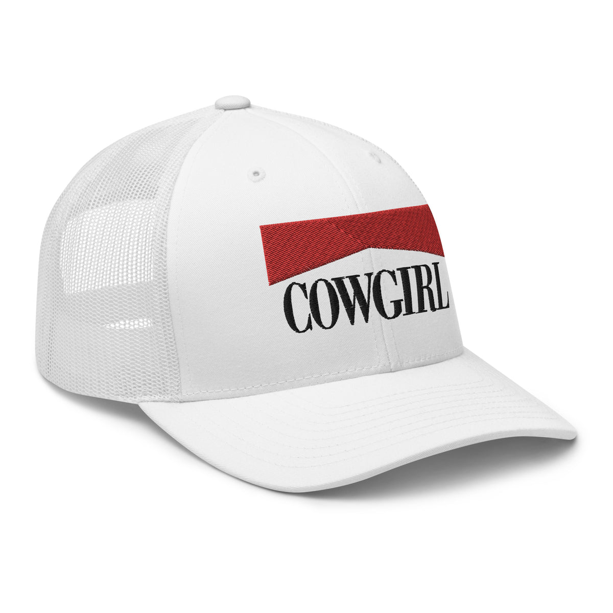 MB COWGIRL Embroidered Trucker Cap