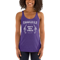 COWGIRL's Don't Miss Twice - Racerback Tank