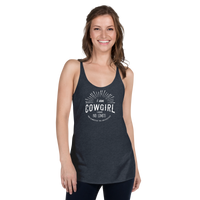 I Am COWGIRL - Women's Racerback Tank