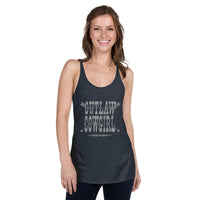 COWGIRL Outlaw Flowy Racerback Tank