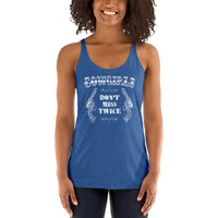 COWGIRL's Don't Miss Twice - Racerback Tank