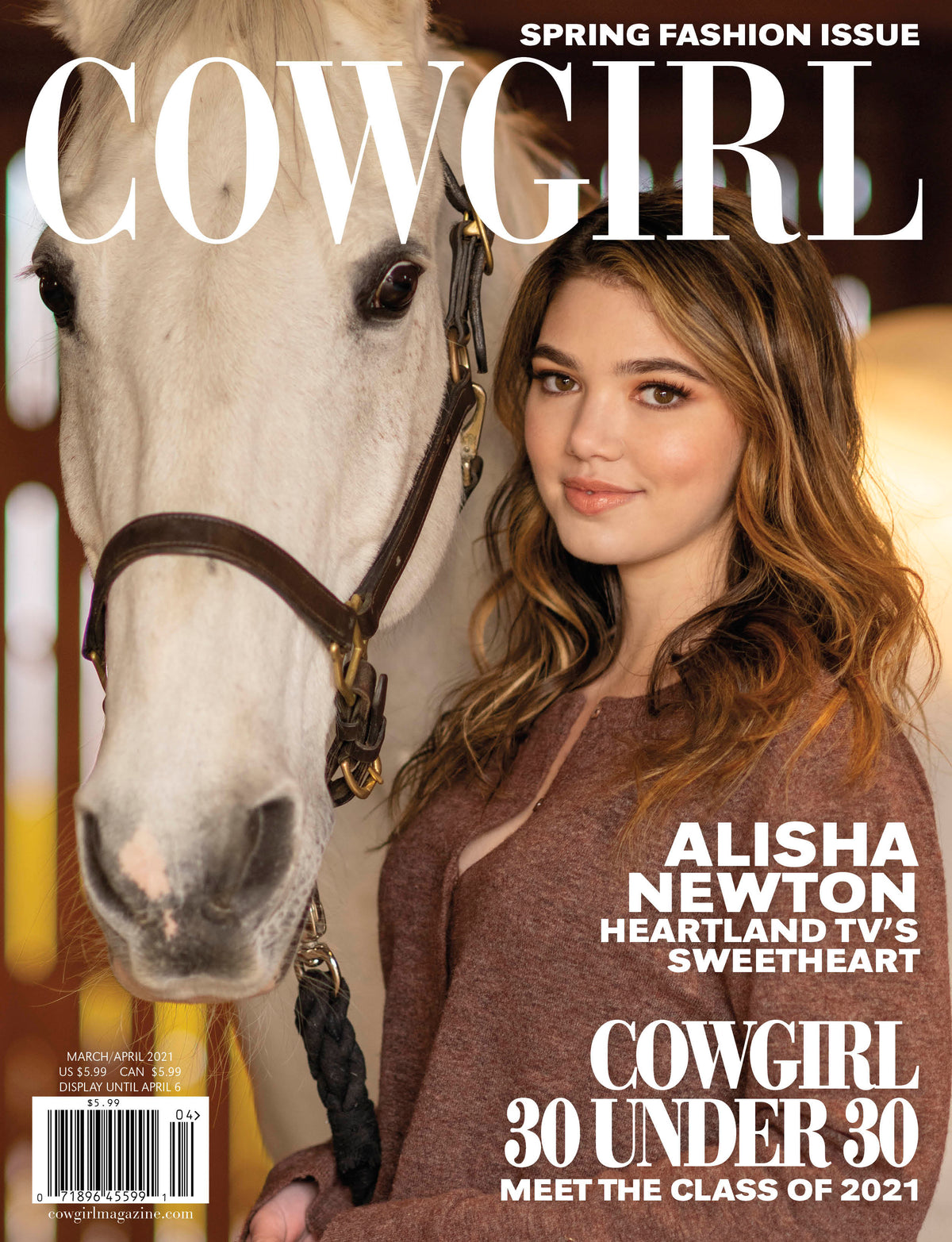 Cowgirl Magazine MarApr2021 - Heartland's Alisha Newton