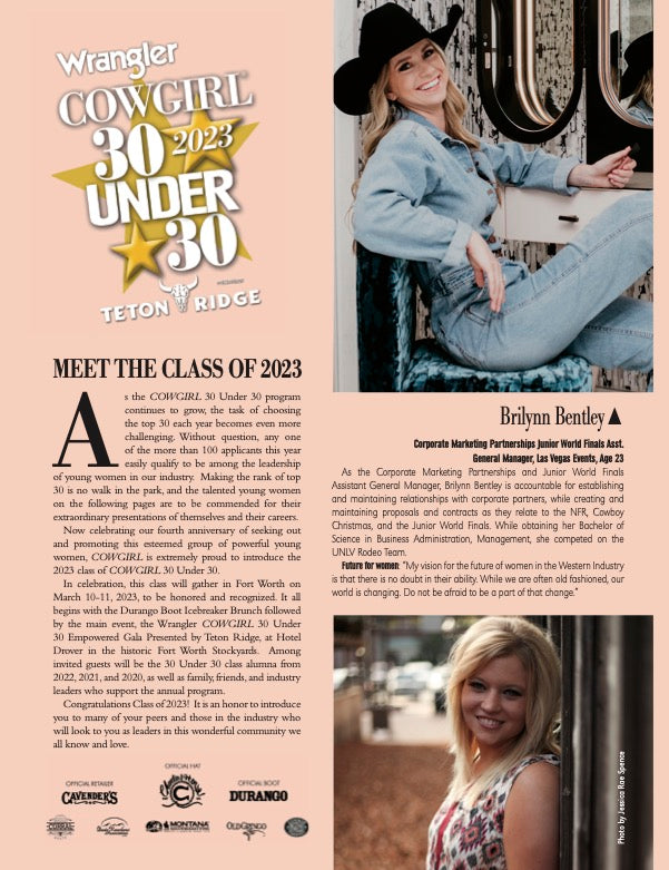 Cowgirl Magazine MarApr2023 - Jessica Matten